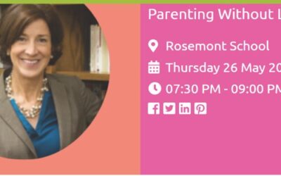 Reminder – Upcoming event: Parenting Without Losing Your Mind